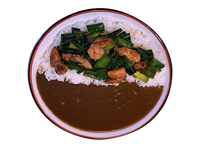 新鮮青ネギと鶏の照り焼きカレー 新鮮青ネギと鶏の照り焼きカレー