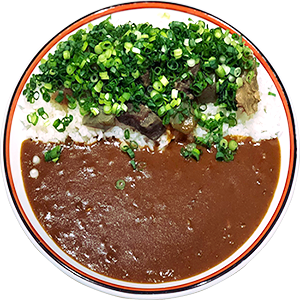 ネギまみれ!? すじこんカレー ネギまみれ!? すじこんカレー